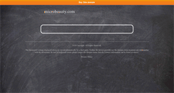 Desktop Screenshot of microbeauty.com